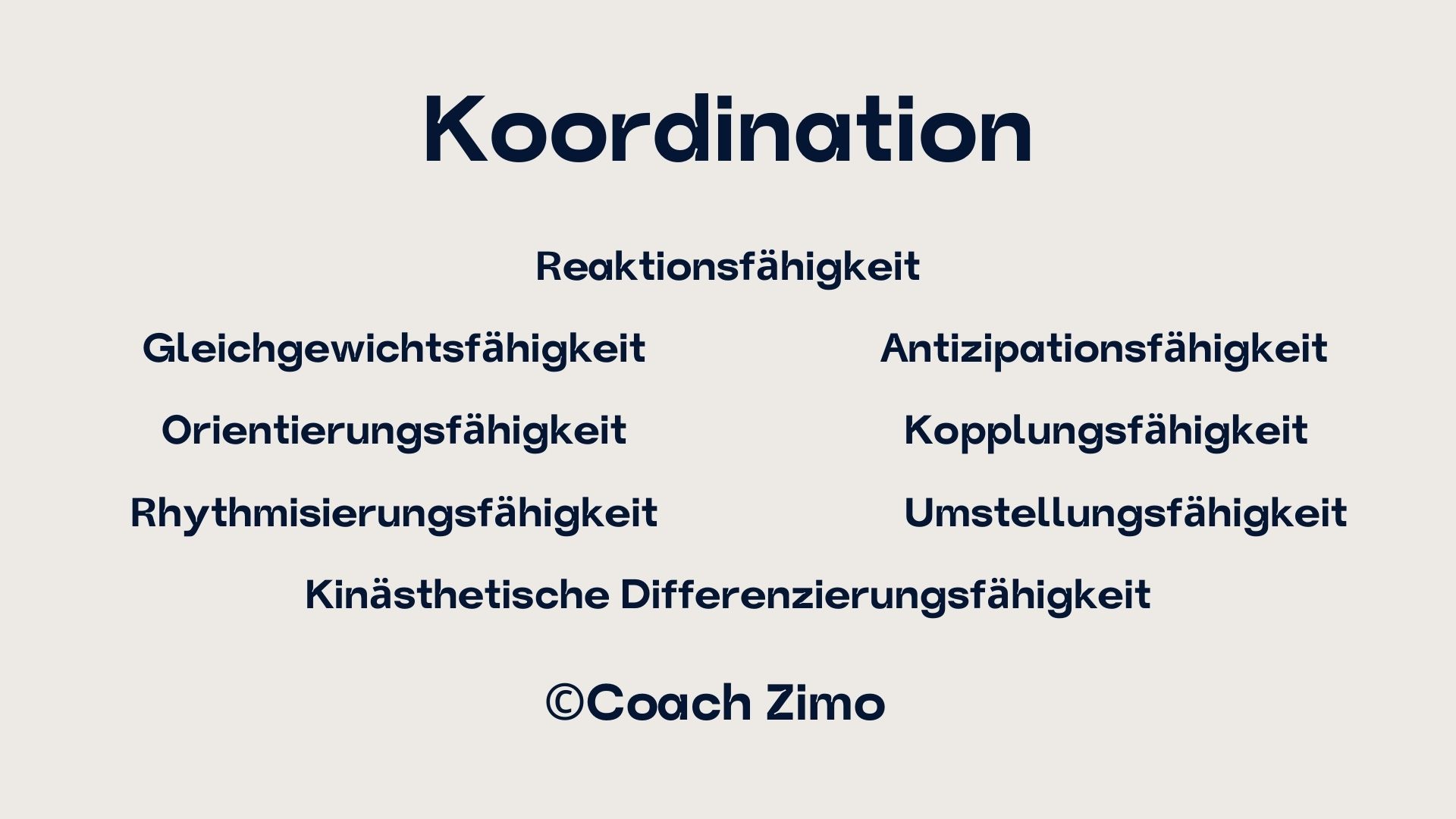 02 Koordinationsfähigkeiten - ©CoachZimo
