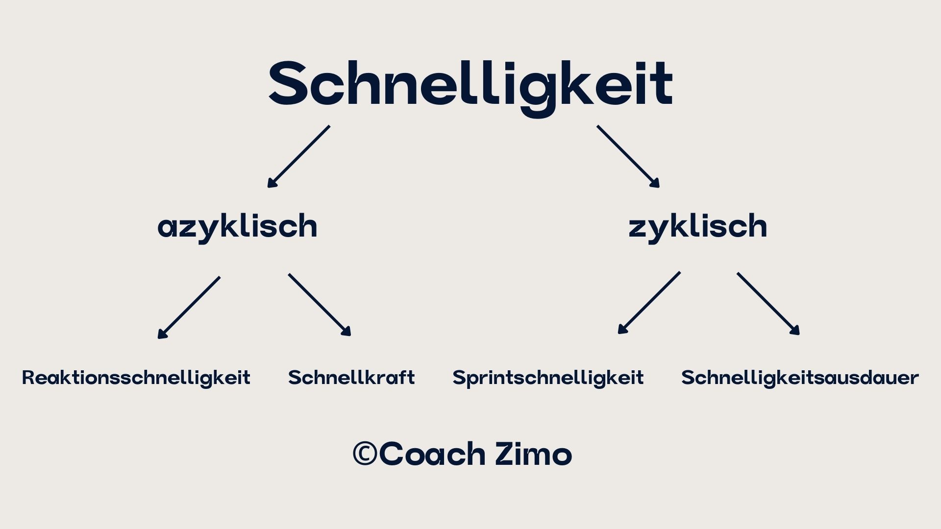02 Verschiedene Arten von Schnelligkeit - ©Coach Zimo